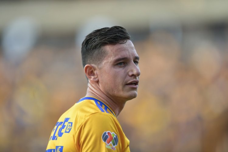 MONTERREY, MEXICO - APRIL 03: Florian Thauvin of Tigres looks on during the 12th round match between Tigres UANL and Club Tijuana as part of the Torneo Grita Mexico C22 Liga MX at Universitario Stadium on April 03, 2022 in Monterrey, Mexico. (Photo by Azael Rodriguez/Getty Images)
