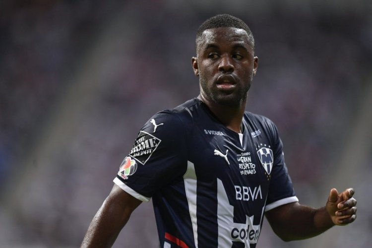 MONTERREY, MEXICO - APRIL 20: Joel Campbell of Monterrey looks on during the 15th round match between Monterrey and Atlas as part of the Torneo Grita Mexico C22 Liga MX at BBVA Stadium on April 20, 2022 in Monterrey, Mexico. (Photo by Azael Rodriguez/Getty Images)