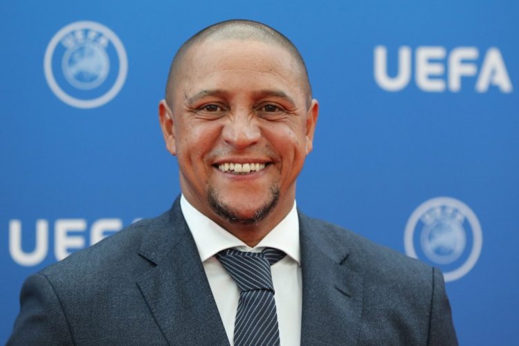 Former Real Madrid players, Brazil's Roberto Carlos arrives to attend the draw for UEFA Champions League football tournament at The Grimaldi Forum in Monaco on August 30, 2018. (Photo by Valery HACHE / AFP) (Photo by VALERY HACHE/AFP via Getty Images)