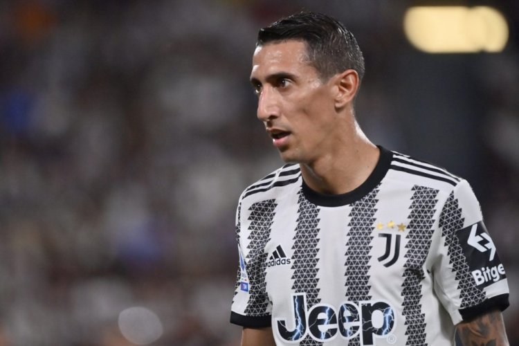 TURIN, ITALY - AUGUST 15: Angel Di Maria of Juventus FC reacts during the Serie A match between Juventus and US Sassuolo at Allianz Stadium on August 15, 2022 in Turin, Italy. (Photo by Stefano Guidi/Getty Images)