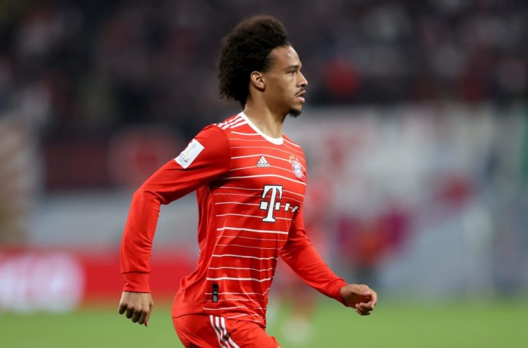 LEIPZIG, GERMANY - JULY 30: Leroy Sané of FC Bayern München looks onduring the Supercup 2022 match between RB Leipzig and FC Bayern München at Red Bull Arena on July 30, 2022 in Leipzig, Germany. (Photo by Martin Rose/Getty Images)