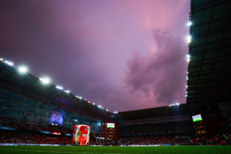 TOLUCA, MEXICO - OCTOBER 27: A general view inside the stadium prior the final first leg match between Toluca and Pachuca as part of the Torneo Apertura 2022 Liga MX at Nemesio Diez Stadium on October 27, 2022 in Toluca, Mexico. (Photo by Manuel Velasquez/Getty Images)