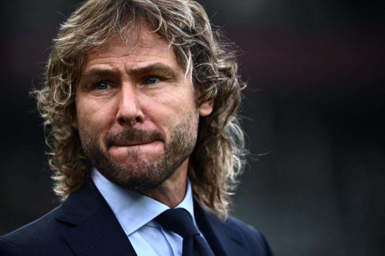 Juventus' vice-president Pavel Nedved attends the Italian Serie A football match between Torino and Juventus on October 15, 2022 at the Olympic stadium in Turin. (Photo by Marco BERTORELLO / AFP) (Photo by MARCO BERTORELLO/AFP via Getty Images)