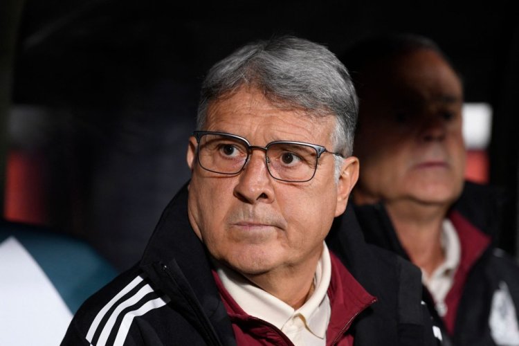 Mexico's headcoach Gerardo 'Tata' Martino watches during the friendly international football match between Mexico and Iraq at the Montilivi stadium in Girona, on November 9, 2022. (Photo by Josep LAGO / AFP) (Photo by JOSEP LAGO/AFP via Getty Images)