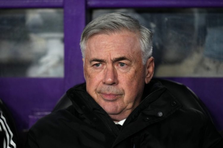 VALLADOLID, SPAIN - DECEMBER 30: Carlo Ancelotti, Head Coach of Real Madrid looks on prior to the LaLiga Santander match between Real Valladolid CF and Real Madrid CF at Estadio Municipal Jose Zorrilla on December 30, 2022 in Valladolid, Spain. (Photo by Angel Martinez/Getty Images)